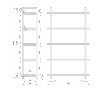 Load image into Gallery viewer, 5-LĪMEŅU PLAUKTU MODULIS SPRPLUS W865-ERGONOMISKI GALDI UN PLAUKTI