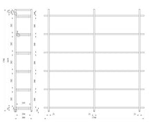 Load image into Gallery viewer, 6-LĪMEŅU PLAUKTU MODULIS SPRPLUS W1740-ERGONOMISKI GALDI UN PLAUKTI
