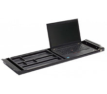 Load image into Gallery viewer, Slimtray atvilktne zem galda | Pelēks, melns-ERGONOMISKI GALDI UN PLAUKTI